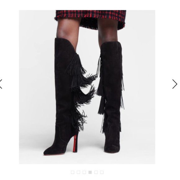 NEW Christian Louboutin Boot Lionne Suede Boot - Picture 3 of 13